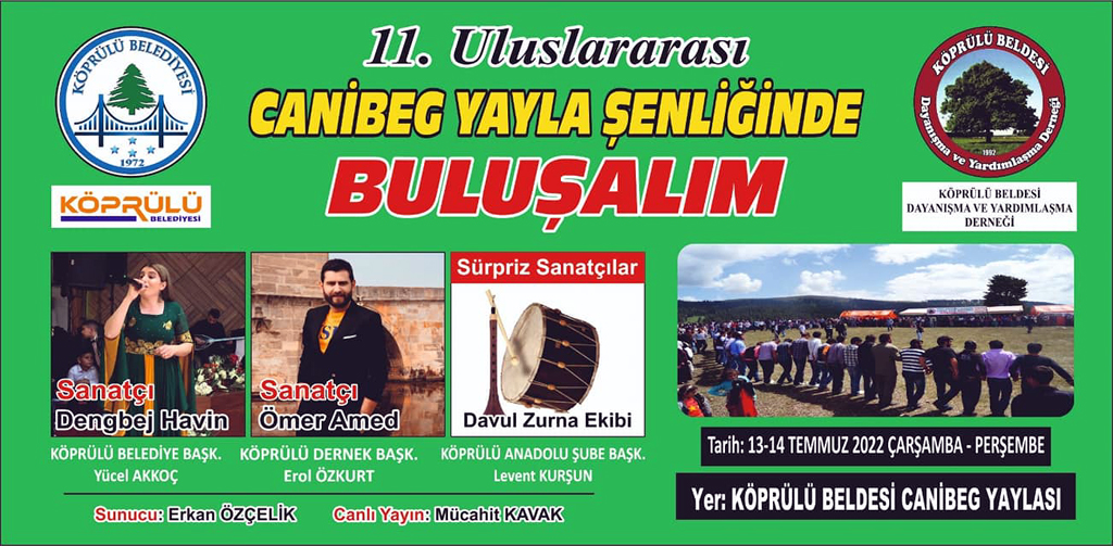 GÖLE KAŞAR, KÖPRÜLÜ CANİBEG YAYLA ŞENLİĞİ İLE BÜLBÜLAN YAYLA FESTİVALİ BAŞLIYOR