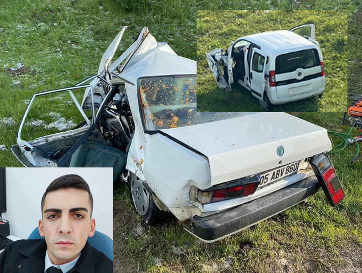 KARS GÖLE KARAYOLUNDA ÜZÜCÜ KAZA: 1 ÖLÜ, 1 YARALI