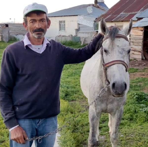 YASAKLI IRKIN SALDIRISINDA ATI ÖLÜMDEN DÖNMÜŞTÜ, KÖPEK SAHİBİNİN HEDİYESİYLE SEVİNCE BOĞULDU