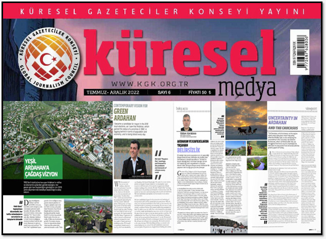ARDAHAN KÜRESEL MEDYA DERGİSİNDE