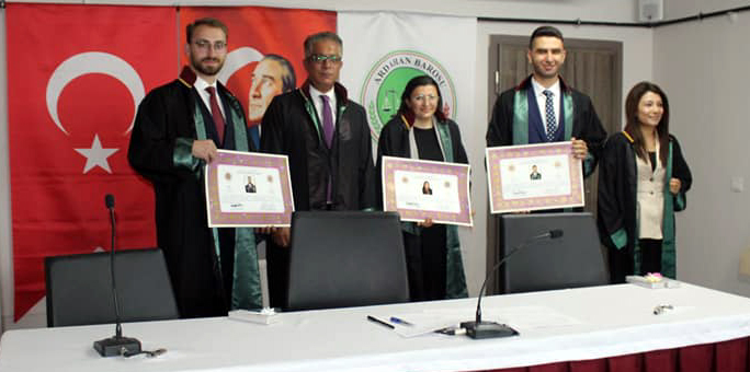 YENİ AVUKATLAR İÇİN RUHSAT TÖRENİ DÜZENLENDİ