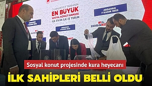 ARDAHAN'DA 250 KONUTUN KURASI ÇEKİLDİ