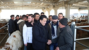 BAŞKAN DEMİR, ÇİFTÇİLERİN SORUNLARINI DİNLEDİ