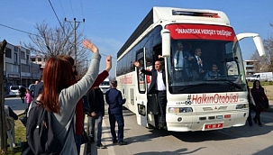 GÜRSEL TEKİN İLE 'HALKIN OTOBÜSÜ' YOLLARDA