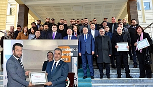 İSTİHDAMA KATKI SAĞLAYAN FİRMALARA TEŞEKKÜR BELGESİ VERİLDİ