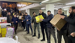 ARDAHAN BELEDİYESİ DEPREMZEDELER İÇİN SEFERBER OLDU