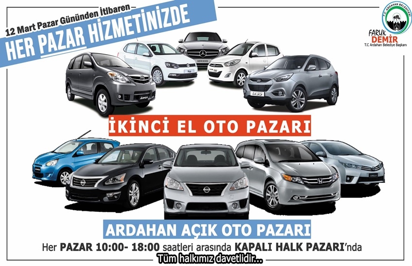 ARDAHAN AÇIK OTO PAZARI AÇILIYOR