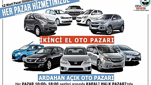 ARDAHAN AÇIK OTO PAZARI AÇILIYOR