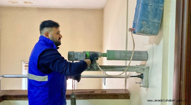 ARDAHAN'DA BİNA DAYANIKLILIK TESTİ UYGULAMASI BAŞLADI