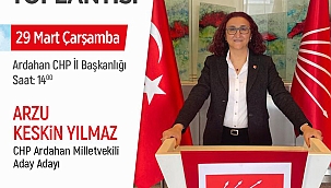 ARZU KESKİN YILMAZ, ARDAHAN İÇİN PROJELERİNİ AÇIKLAYACAK
