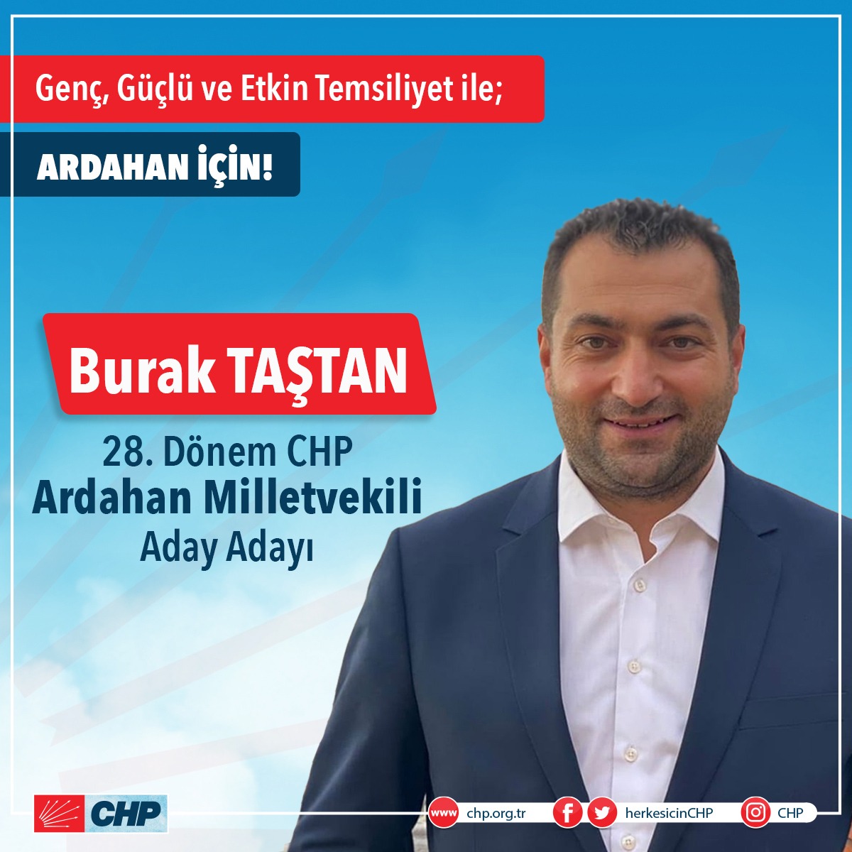BURAK TAŞTAN: “MUHALEFETİN DEĞİL, İKTİDARIN MİLLETVEKİLİ OLMAK İÇİN ADAY ADAYI OLDUM”