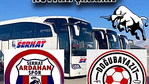 SERHAT ARDAHAN OTOBÜS FİRMASI, ARDAHAN İÇİN DOĞUBEYAZIT DEPLASMANINDA