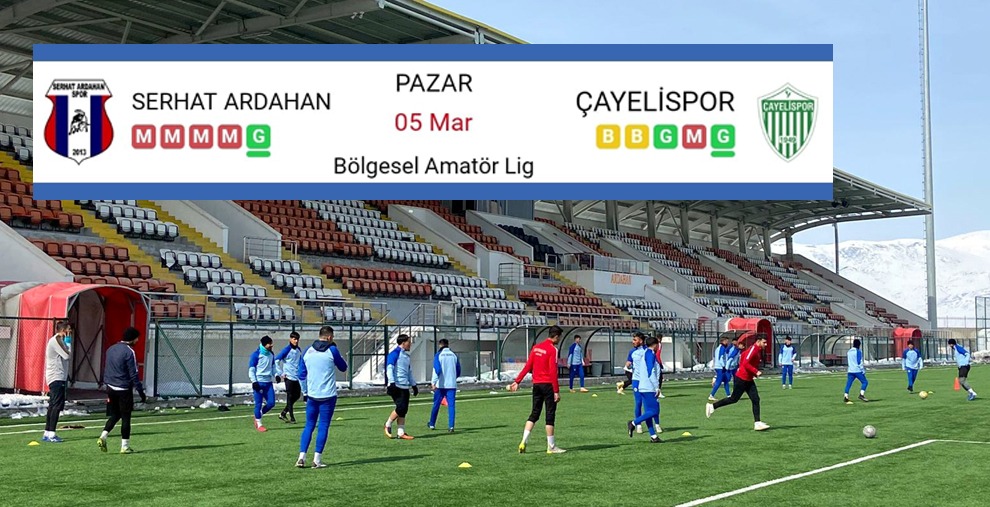SERHAT ARDAHAN SPOR ÇAYELİ MAÇINA DAVETLİSİNİZ