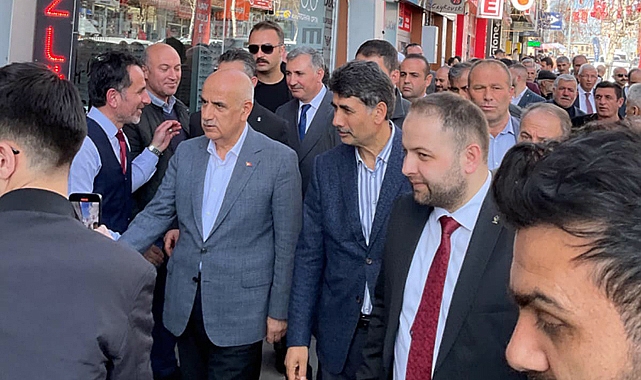 BAKAN KİRİŞCİ, SEÇİM ÖNCESİ ARDAHAN'A GELDİ
