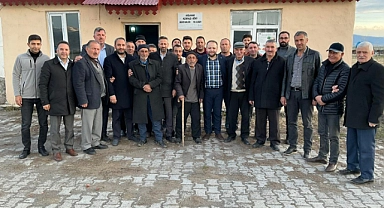 KAAN KOÇ VE EKİBİ KÖY ZİYARETLERİNDE
