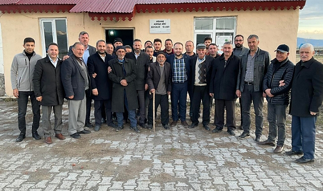 KAAN KOÇ VE EKİBİ KÖY ZİYARETLERİNDE