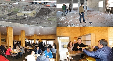HALKI DÜŞÜNEN BAŞKAN DEMİR, LOKANTA AÇTI