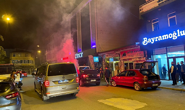 GALATASARAYLILAR ARDAHAN'DA SOKAKLARA DÖKÜLDÜ