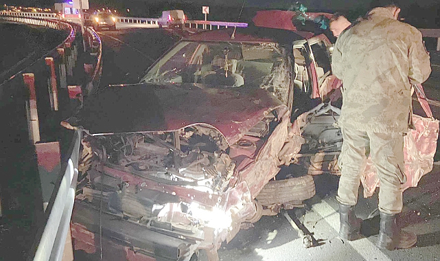 ARDAHAN'DA TRAFİK KAZASI: 1 YARALI