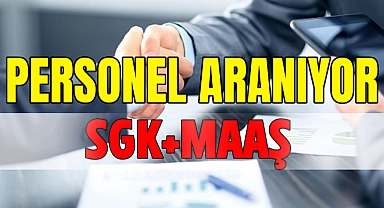 ERKEK PERSONEL ARANIYOR