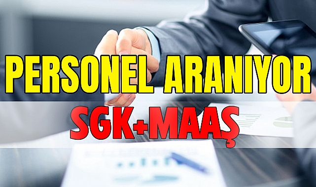 ERKEK PERSONEL ARANIYOR