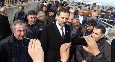 İNCESU, HAYVAN PAZARI VE ET KAVURMA TESİSLERİNİ ZİYARET ETTİ