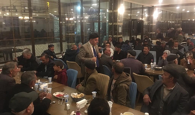 KAYA, ÇILDIR'DA SEÇMENLE BULUŞTU
