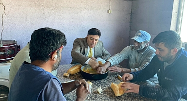 KAYA, SANAYİ ESNAFININ SOFRASINA MİSAFİR OLDU