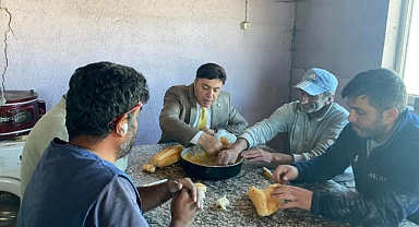 KAYA, SANAYİ ESNAFININ SOFRASINA MİSAFİR OLDU