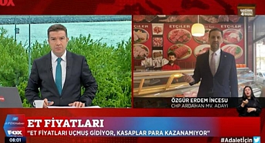 ÖZGÜR ERDEM İNCESU, FOX HABER'DE BÖLGENİN SORUNLARINA DİKKAT ÇEKTİ