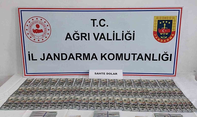 Ağrı'da Jandarmadan sahte dolar operasyonu