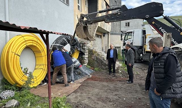 Çıldır’da Doğalgaz çalışması sürüyor