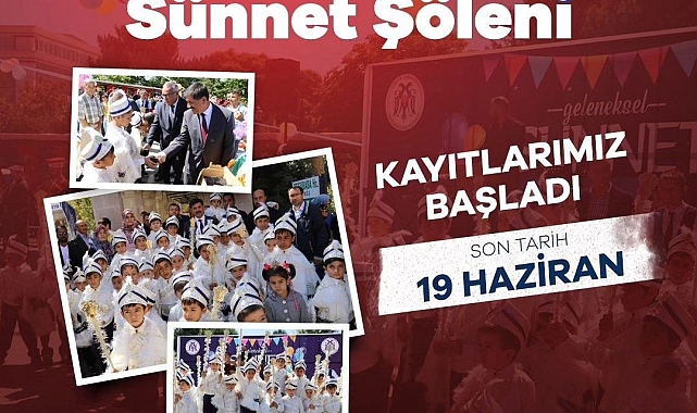 "Geleneksel Toplu Sünnet Şöleni" için kayıtlar başladı