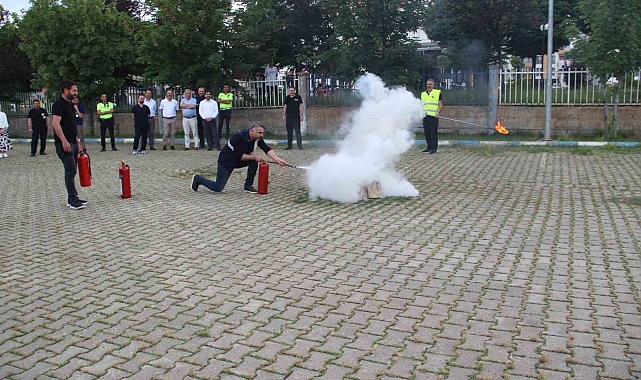 Hastanedeki tatbikat gerçeği aratmadı