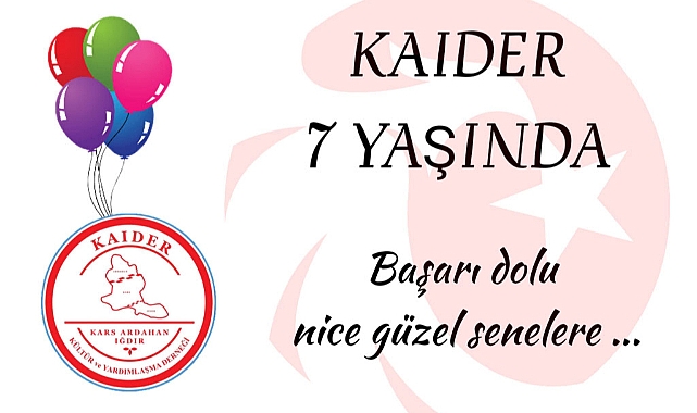 KAIDER 7 yaşında