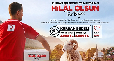 KIZILAY KURBAN VEKÂLETİ BEDELLERİNİ AÇIKLADI