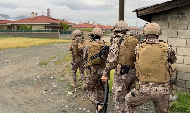 'Kukla' operasyonunda odunluğa saklanan silahlar ele geçirildi