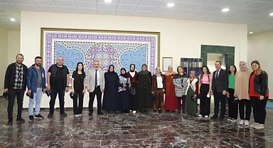 KURS ÖĞRENCİLERİNDEN REKTÖRE ZİYARET
