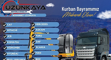 UZUNKAYA MOTORLU ARAÇLAR, KURBAN BAYRAMINIZI KUTLAR