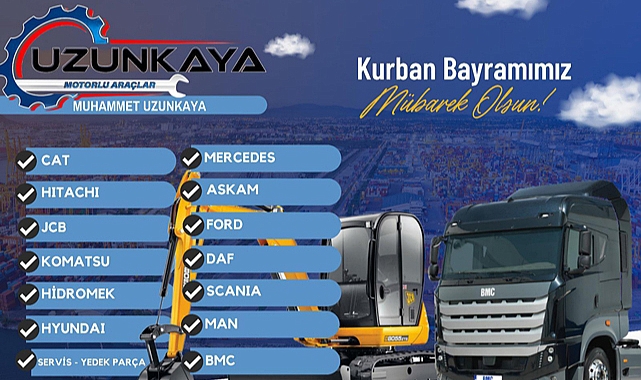 UZUNKAYA MOTORLU ARAÇLAR, KURBAN BAYRAMINIZI KUTLAR