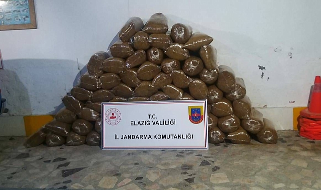 408 kilo kaçak tütün ele geçirildi