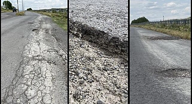 Bozuk yol, vatandaşı bıktırdı