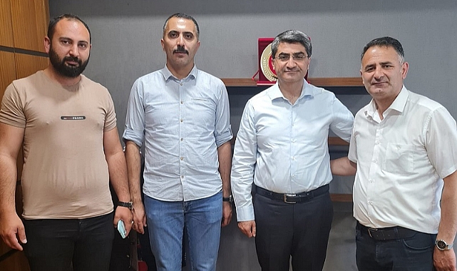 Candar Yılmaz'dan Ekmen'e hayırlı olsun ziyareti