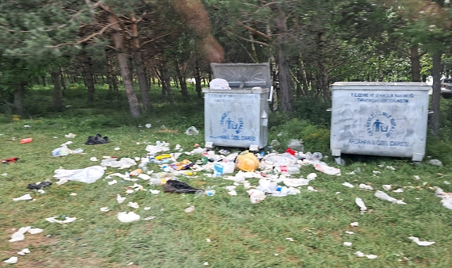 Çıldır’da utandıran manzara: Çöplerini bırakıp gittiler