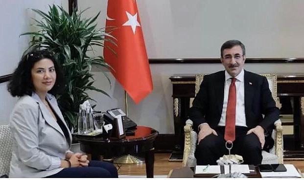 Cumhurbaşkanı Yardımcısı Cevdet Yılmaz’a KGK brifingi