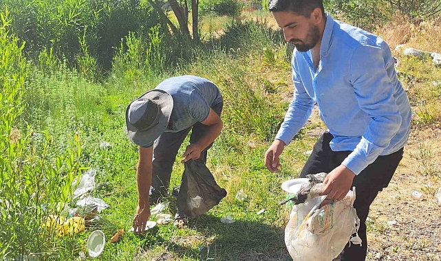 Doğa harikası göl çöplüğe dönüştü