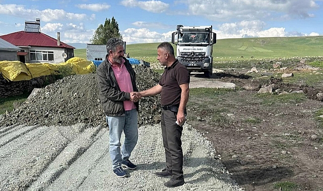İl Özel İdaresi köy ve yayla yollarında çalışmalarına hız verdi