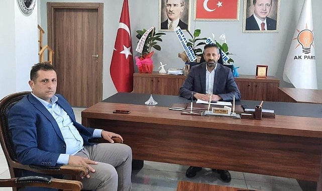 Tarım Müdürü Cineviz'den Ak Partiye hayırlı olsun ziyareti
