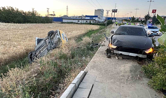 Trafik kazası: 3 yaralı