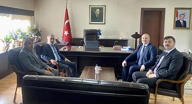 Vali'den Genel Sekretere hayırlı olsun ziyareti